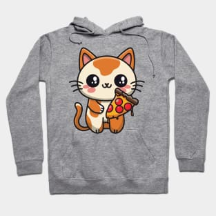 A Cute Kawaii Pizza Cat Hoodie